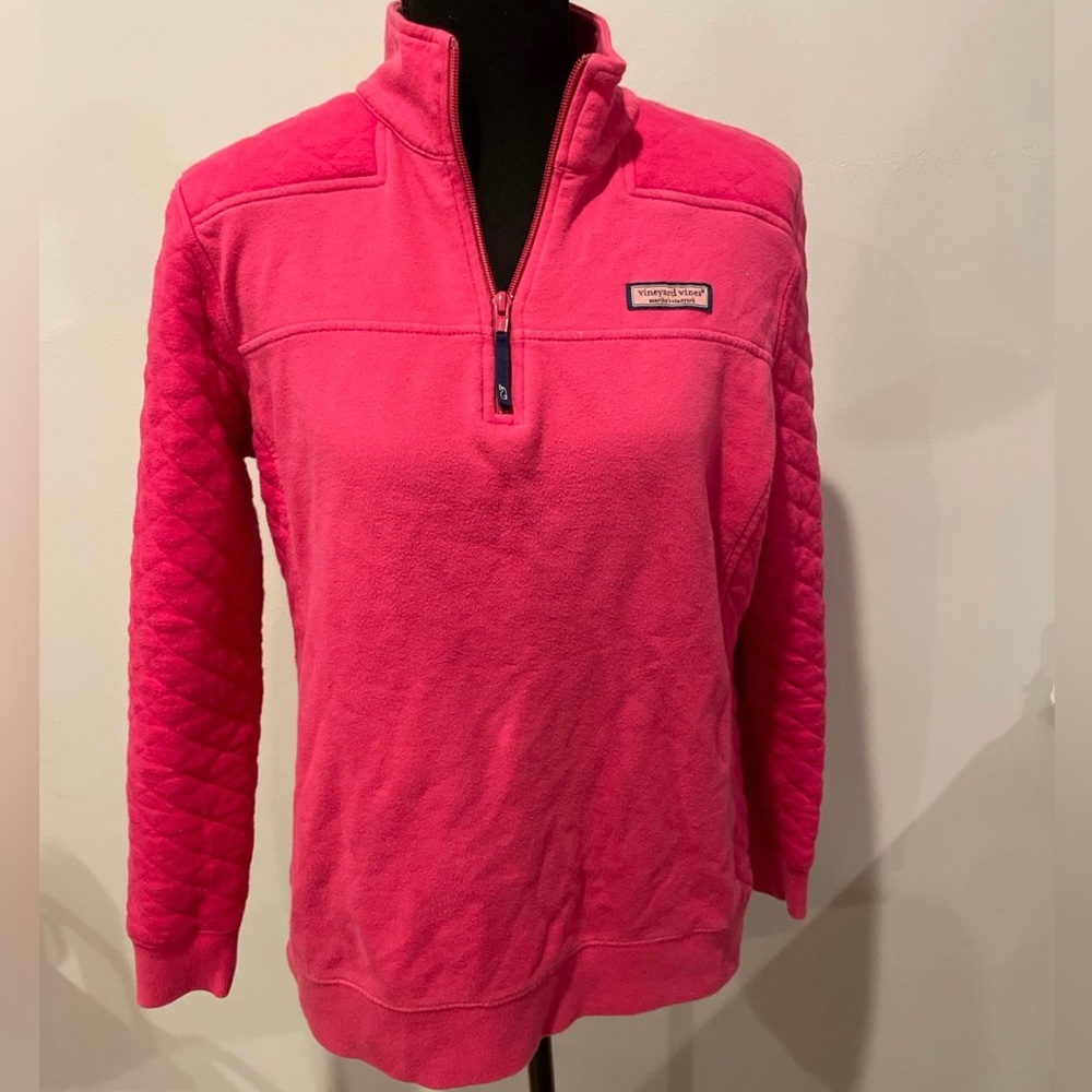 Vineyard Vines Pink Quarter Zip